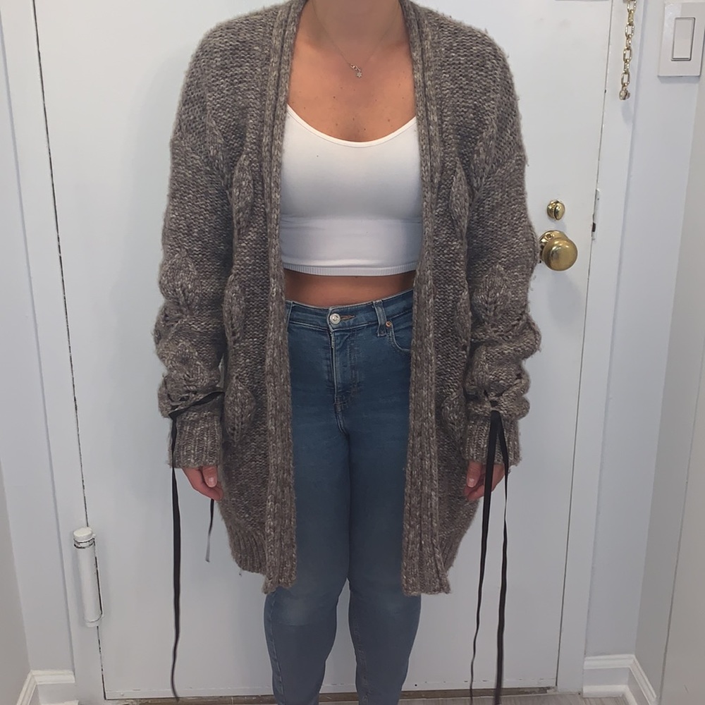 Oversized Knit Cardigan